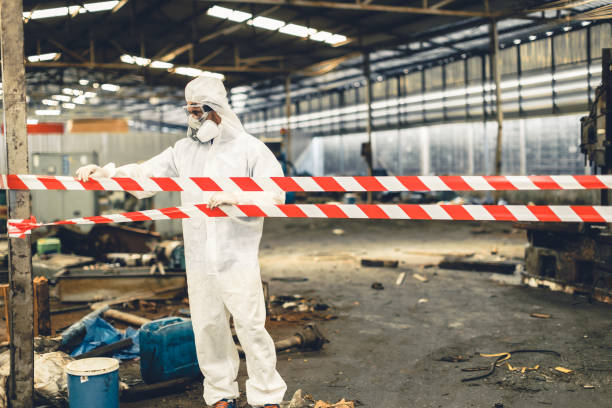 Professional Biohazard technician working in Emeryville, CA